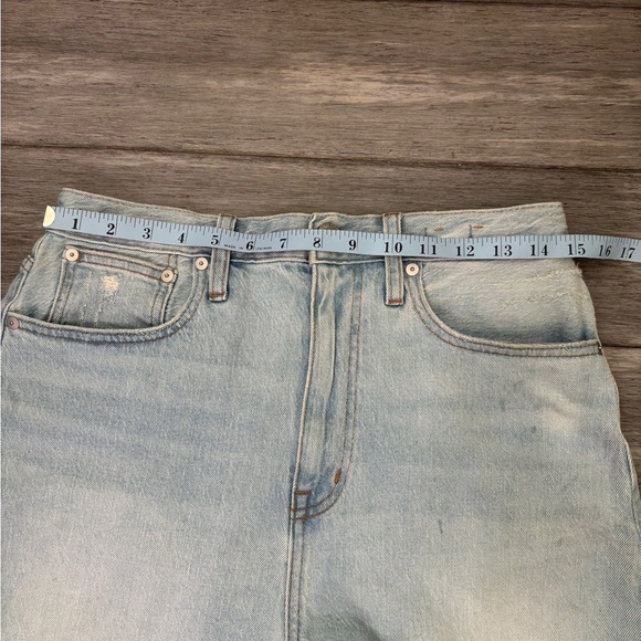 Madewell The Momjean Short Short in Fitzgerald Wash Sz 28 - Picture 9 of 13
